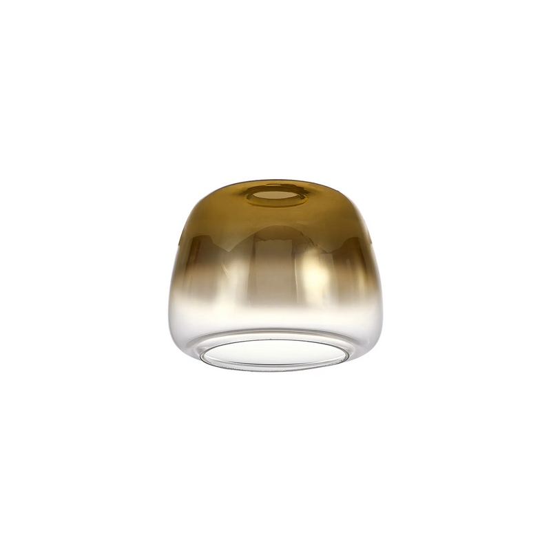 Load image into Gallery viewer, C-Lighting Chisel 2 18x14cm Trapezium Glass, Gold/Clear - 60728
