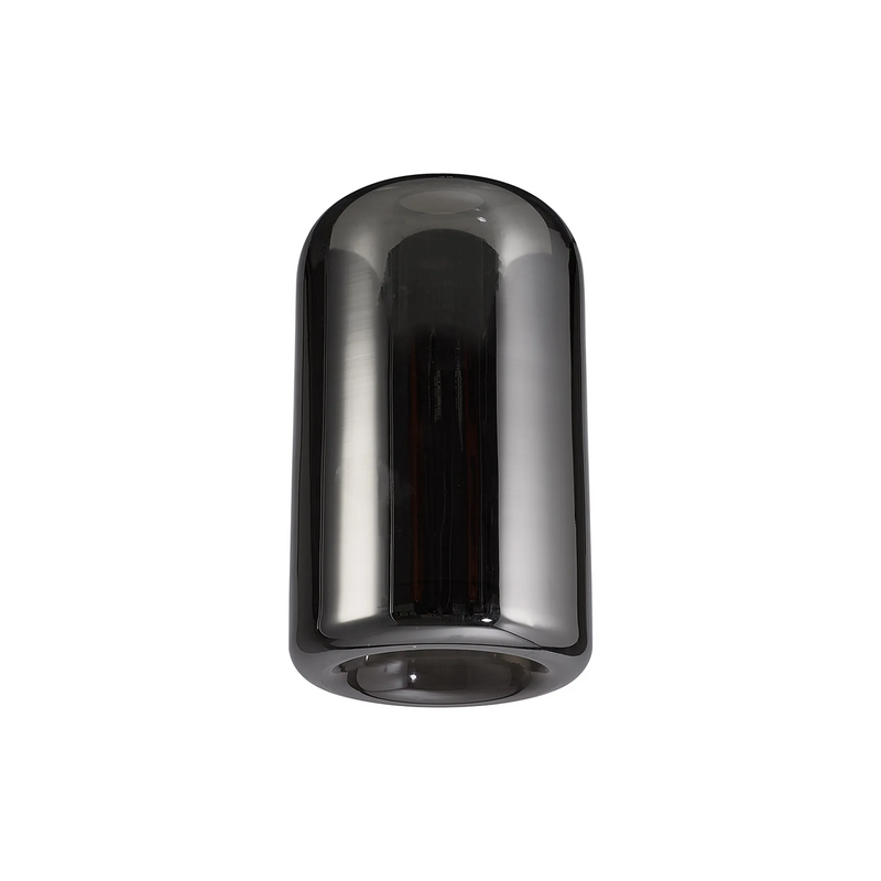 Load image into Gallery viewer, C-Lighting Budapest 180mm x 300mm Chrome Plated Cylinder Glass  Shade - 61624
