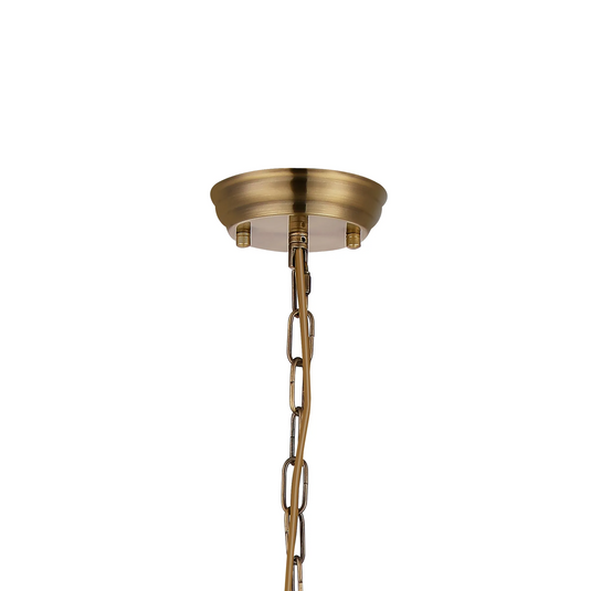 C-Lighting Nash 11cm Single Pendant (FRAME ONLY), 1 x E27, Antique brass - 61571