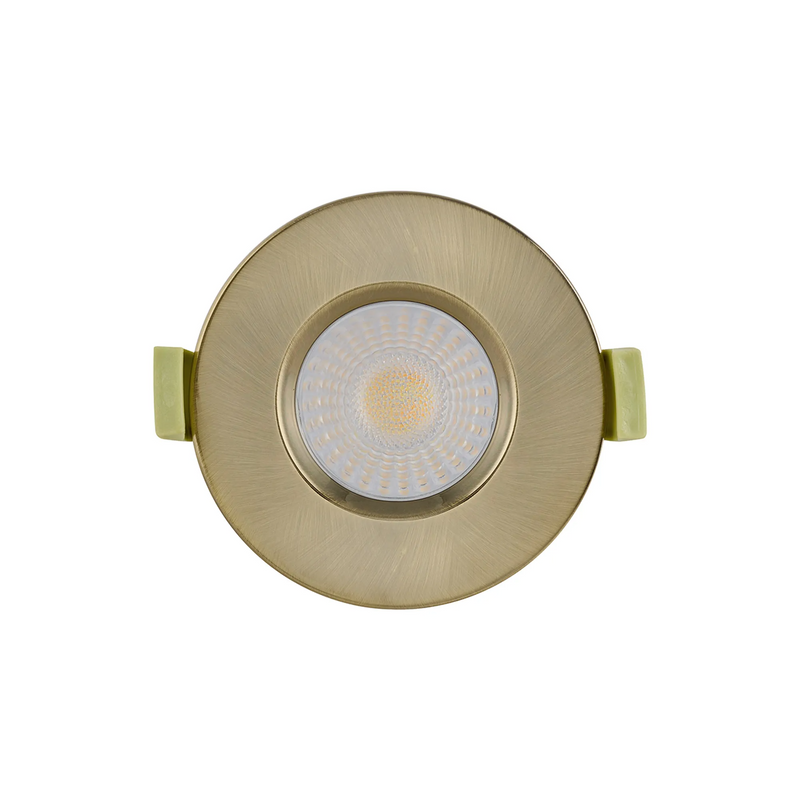 Load image into Gallery viewer, C-Lighting Molly 4/6/8W, Triac Dimmable 4CCT LED Fire Rated Downlight, Antique Brass Round Fixed - 72974
