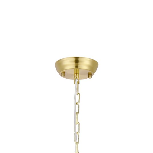 C-Lighting Nash 11cm Single Pendant (FRAME ONLY), 1 x E27, Satin Gold - 61579