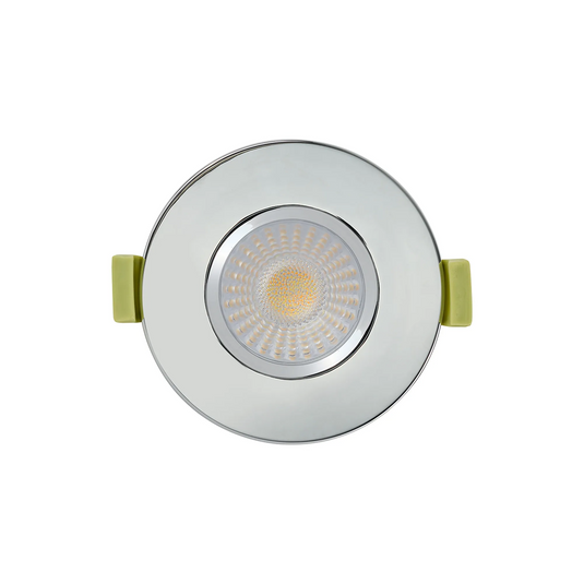 C-Lighting Molly 4/6/8W, Triac Dimmable 4CCT LED Fire Rated Downlight, Chrome Round Fixed - 72977