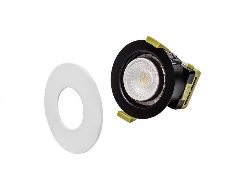 Load image into Gallery viewer, C-Lighting Vauxhall 8W Dimmable CCT LED Fire Rated Downlight Matt White Fascia IP65 - 42508
