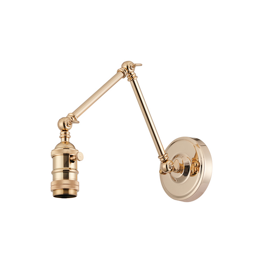 C-Lighting Ariel Adjustable Wall Lamp, 1 x E27, French Gold - 60761