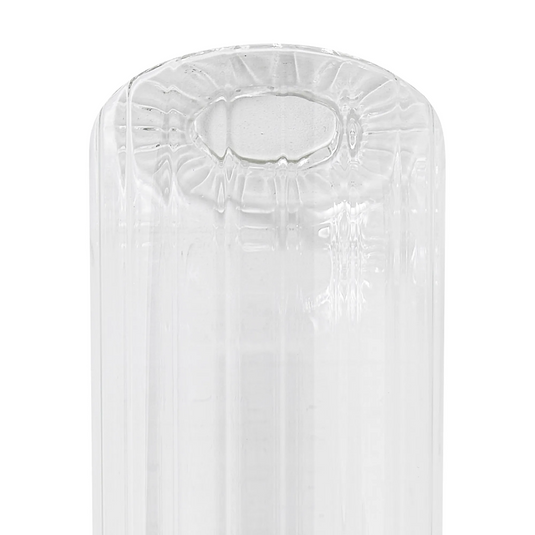 C-Lighting Budapest 10mm x 280mm Clear Ribbed Slim Tube Glass -