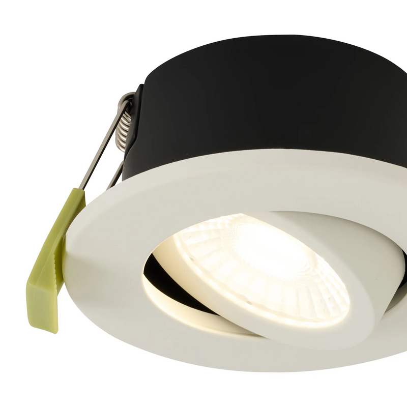 Load image into Gallery viewer, C-Lighting Molly 4/6/8W, Triac Dimmable 4CCT LED Fire Rated Downlight, White Round Adjustable - 72983
