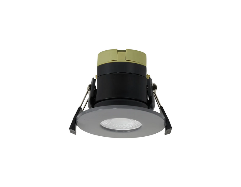 Load image into Gallery viewer, C-Lighting Vauxhall 8W Dimmable CCT LED Fire Rated Downlight Warm Grey Fascia IP65 - 62011
