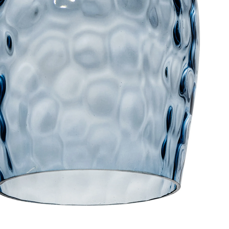 Load image into Gallery viewer, C-Lighting Budapest 150mm x 185mm Blue Ripple Wine Glass Shade  -
