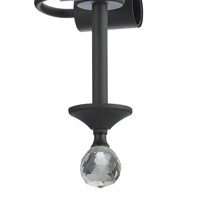 Load image into Gallery viewer, C-Lighting Nash 16.8cm Semi Flush Ceiling Light (FRAME ONLY), 2 x E27, Graphite - 52250
