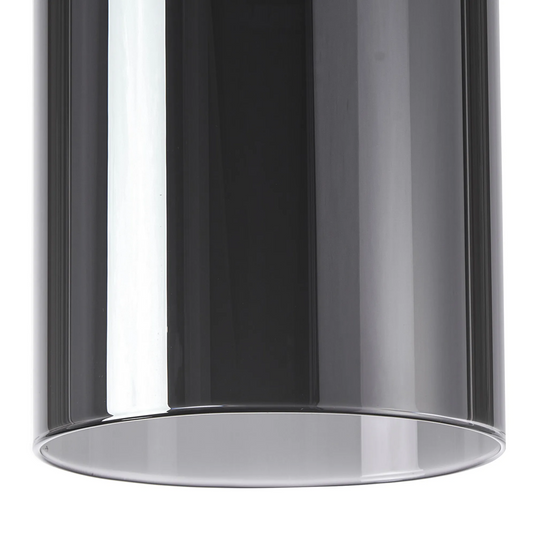 C-Lighting Budapest 150mm x 230mm Smoke Plated Glass Shade -