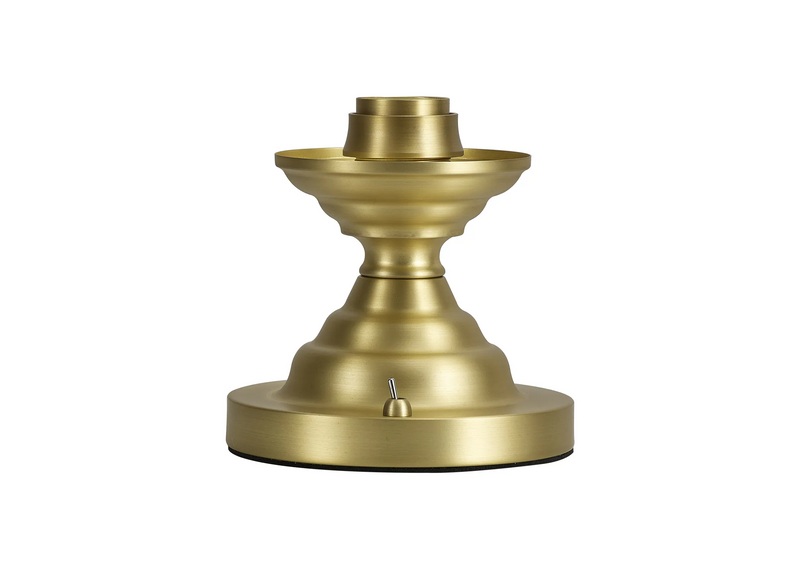 Load image into Gallery viewer, C-Lighting Nash Table Lamp (FRAME ONLY), 1 x E27, Satin Gold - 42464
