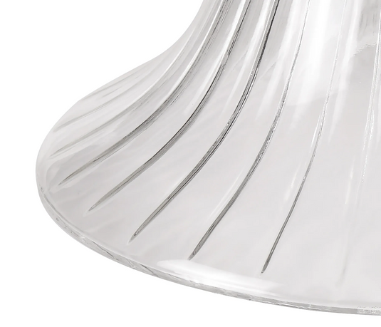 C-Lighting Kirby Bell 30cm Clear Glass Lampshade - 29333