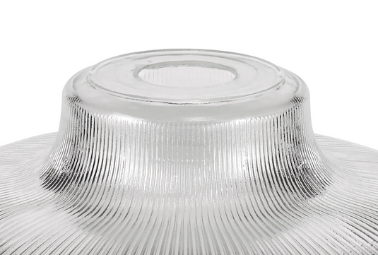 C-Lighting Kirby Round 30cm Clear Glass Lampshade - 29332