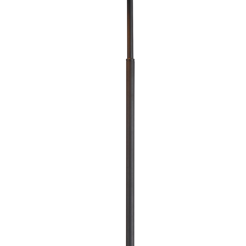 Load image into Gallery viewer, C-Lighting Hektor Floor Lamp With 23cm x 18cm Shade, 1 Light E27, Sand Black/Brass/Gold Metal Shade - 60829
