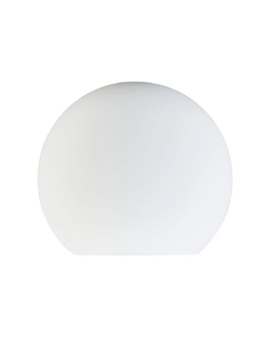 C-Lighting Budapest 250mm x 225mm  Open Mouth Round Opal Globe Glass Shade - 61610