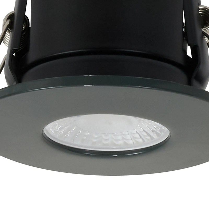 Load image into Gallery viewer, C-Lighting Vauxhall 8W Dimmable CCT LED Fire Rated Downlight Charcoal Fascia IP65 - 61716
