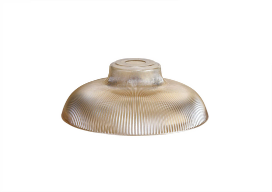 C-Lighting Kirby Round 30cm Amber Glass Lampshade - 29330