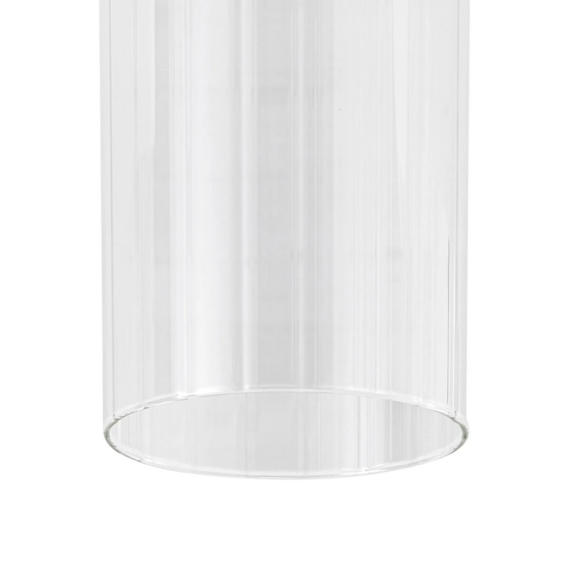 Load image into Gallery viewer, C-Lighting Budapest 10mm x 280mm Clear Ribbed Slim Tube Glass -
