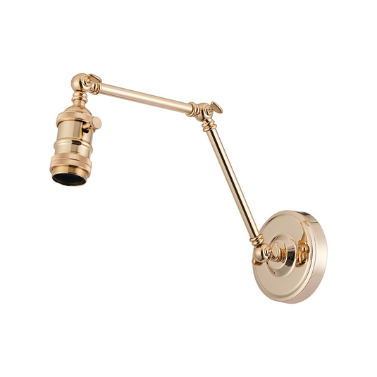 C-Lighting Ariel Adjustable Wall Lamp, 1 x E27, French Gold - 60761
