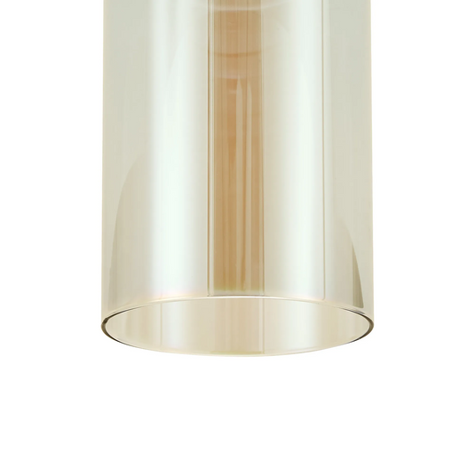 C-Lighting Budapest 120mm x 200mm Iridescent Cylinder Glass Shade - 61975