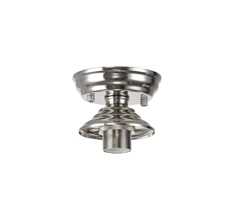 Load image into Gallery viewer, C-Lighting Nash 13cm Flush Ceiling Light (FRAME ONLY), Polished Nickel - 33240
