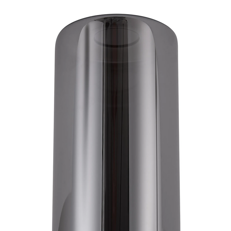 Load image into Gallery viewer, C-Lighting Budapest 120mm x 400mm Smoke Plated Cylinder Glass Shade - 61984
