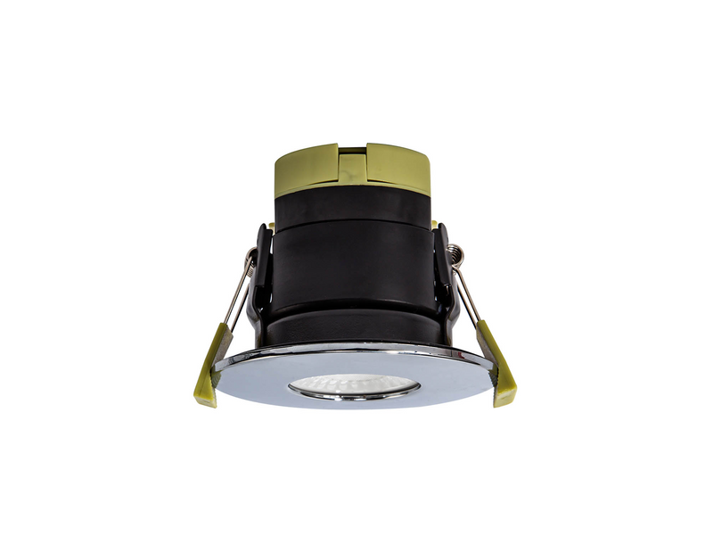 Load image into Gallery viewer, C-Lighting Vauxhall 8W Dimmable CCT LED Fire Rated Downlight Chrome Fascia IP65 - 42504
