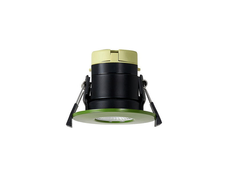 Load image into Gallery viewer, C-Lighting Vauxhall 8W Dimmable CCT LED Fire Rated Downlight Moss Green Fascia IP65 - 61724
