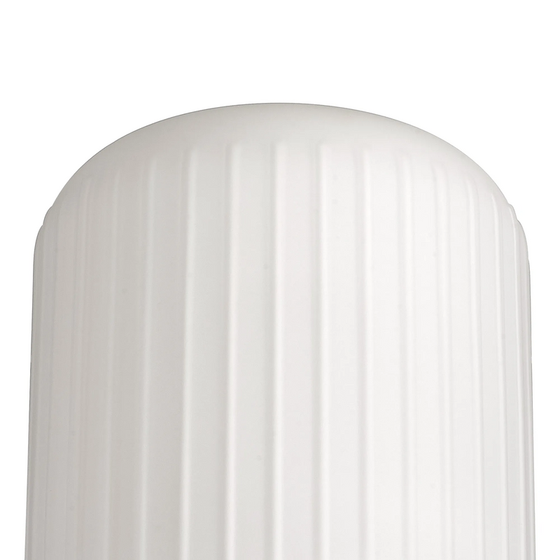 Load image into Gallery viewer, C-Lighting Budapest 200mm x 255mm Opal Ribbed Cylinder Glass Shade  - 58249
