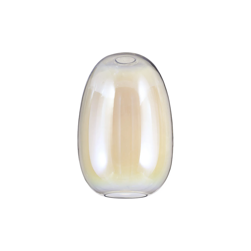 Load image into Gallery viewer, C-Lighting Budapest 200mm x 300mm Iridescent Slim Curved Trapezium Glass Shade - 61635
