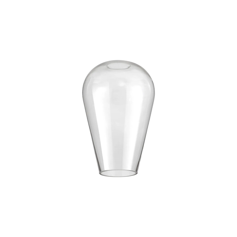 Load image into Gallery viewer, C-Lighting Chisel 14x21cm Pear Shaped Clear Glass - 59941
