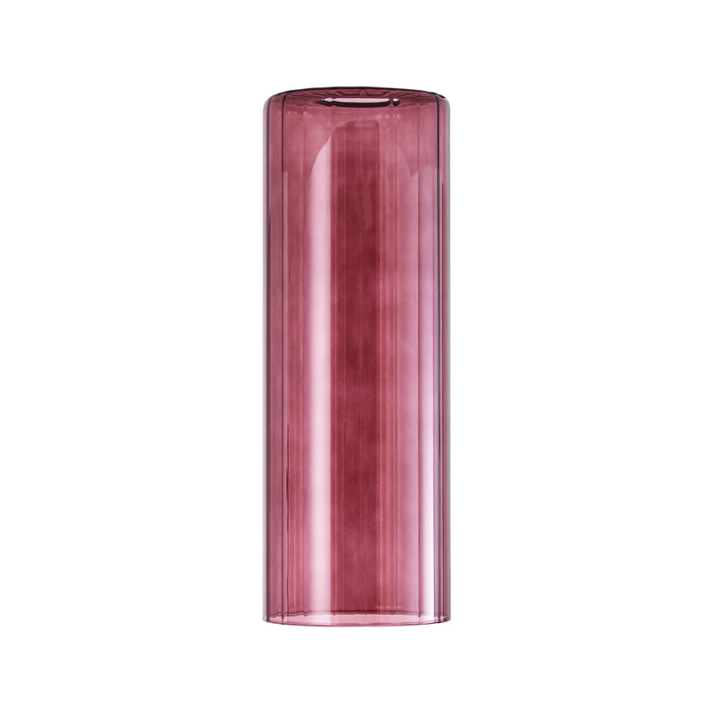 Load image into Gallery viewer, C-Lighting Budapest 100mm x 280mm Purple Ribbed Slim Tube Glass Shade -
