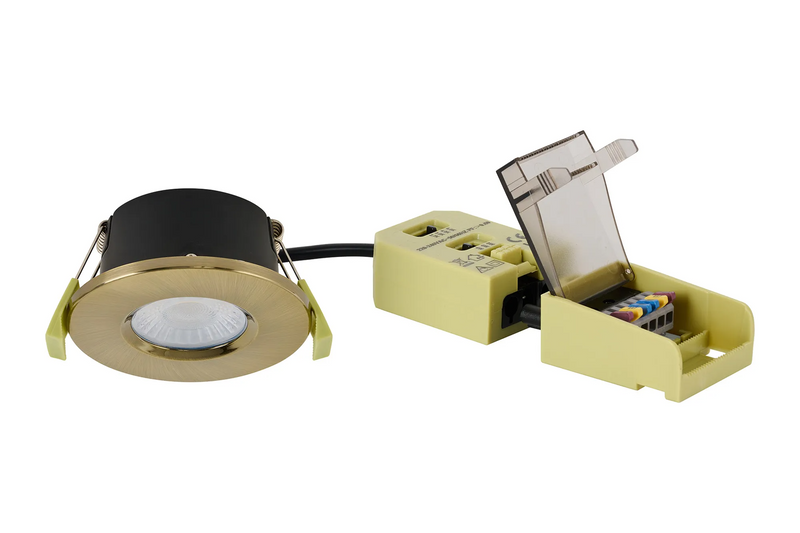 Load image into Gallery viewer, C-Lighting Molly 4/6/8W, Triac Dimmable 4CCT LED Fire Rated Downlight, Antique Brass Round Fixed - 72974
