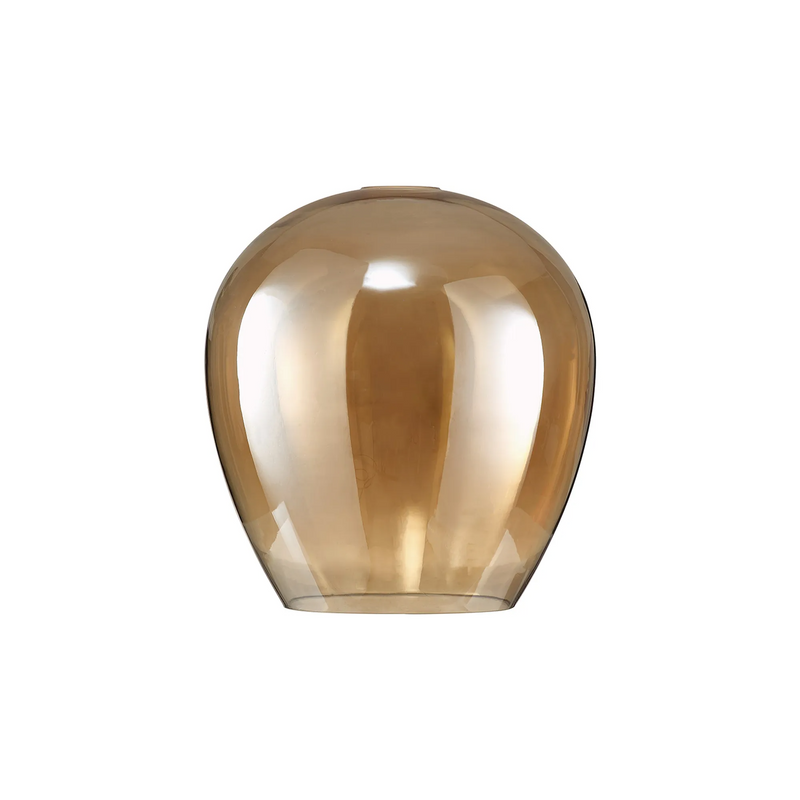 Load image into Gallery viewer, C-Lighting Budapest 250mm x 270mm Amber Plated Wine Glass  Shade - 60703
