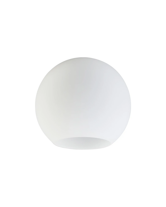 C-Lighting Budapest 200mm x 180mm Open Mouth Round Opal Globe Glass Shade - 61590