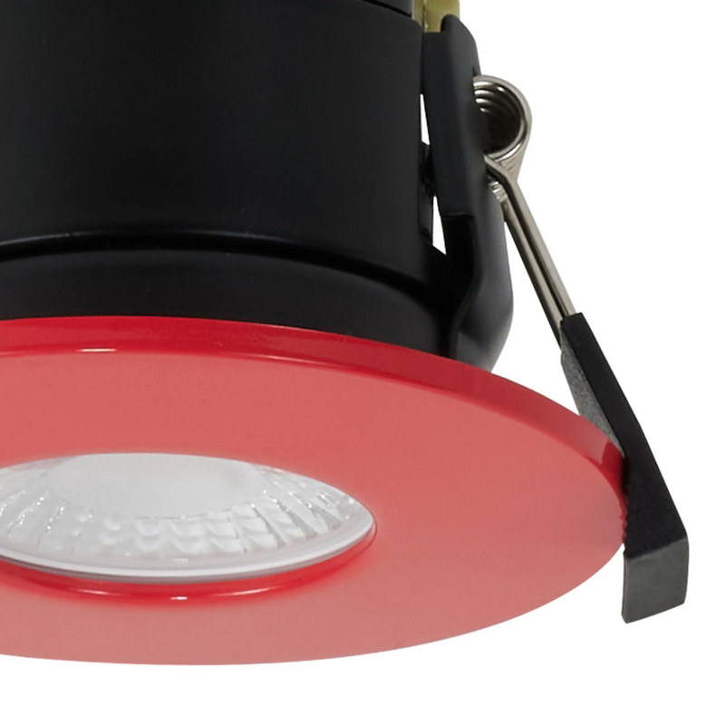 Load image into Gallery viewer, C-Lighting Vauxhall 8W Dimmable CCT LED Fire Rated Downlight Strawberry Fascia IP65 - 62013
