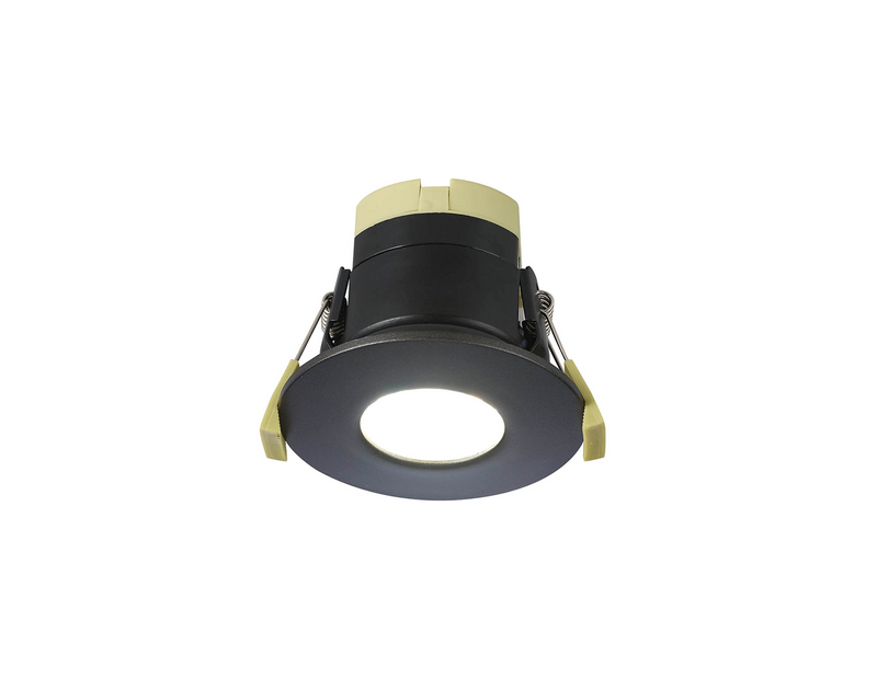 Load image into Gallery viewer, C-Lighting Vauxhall 8W Dimmable CCT LED Fire Rated Downlight Graphite Fascia IP65 - 42505
