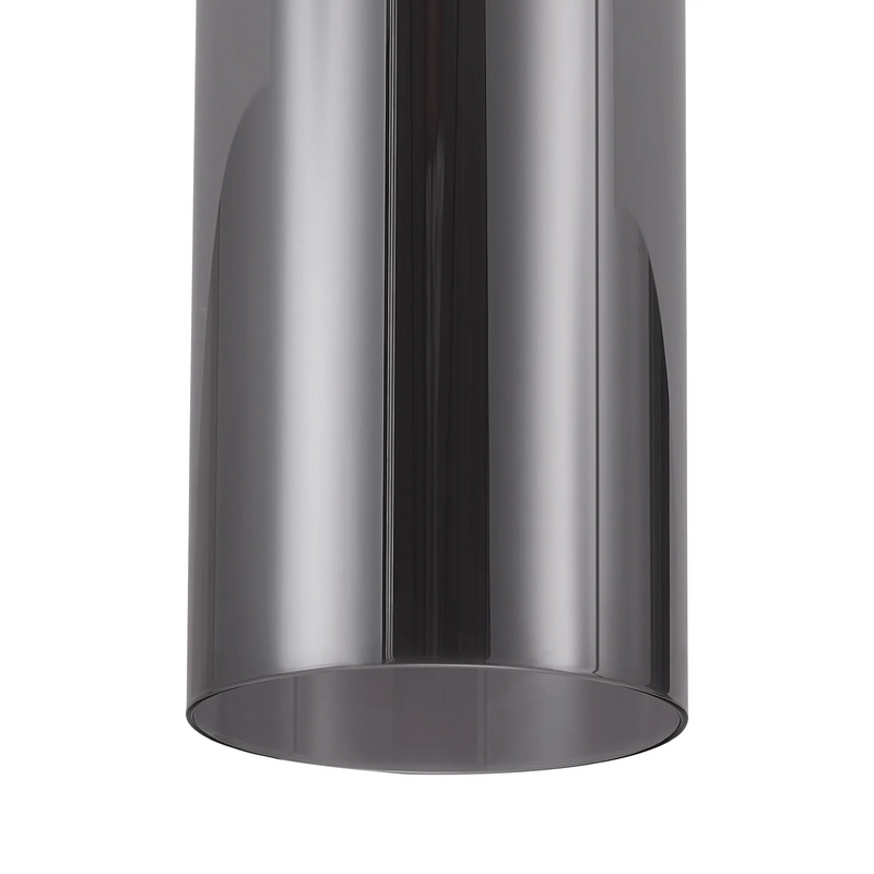 Load image into Gallery viewer, C-Lighting Budapest 120mm x 300mm Smoke Plated Cylinder Glass Shade - 61980
