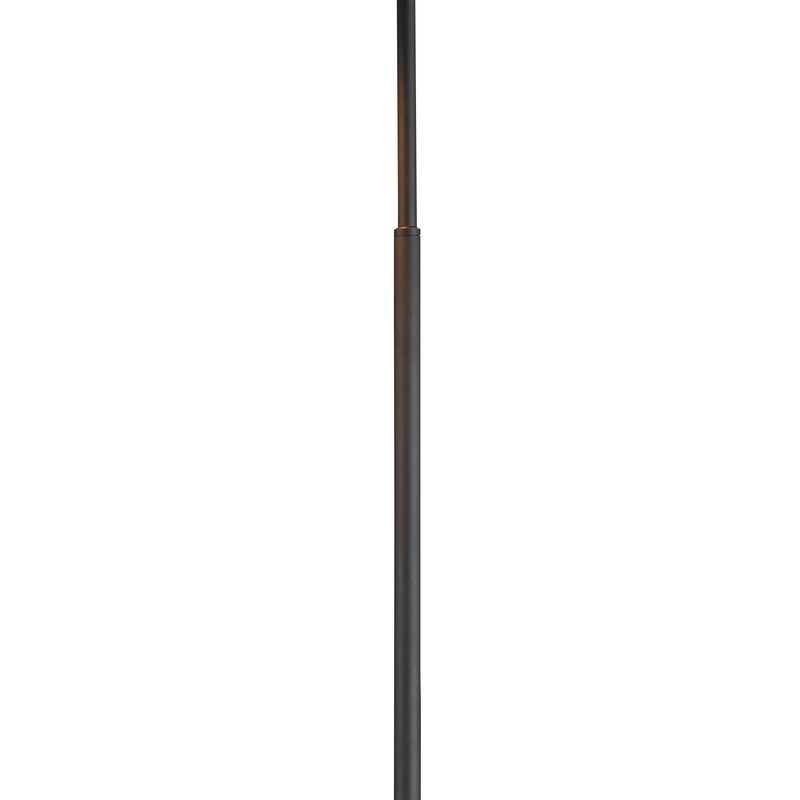 Load image into Gallery viewer, C-Lighting Hektor Floor Lamp With 23cm x 18cm Shade, 1 Light E27, Sand Black/Light Grey/Silver Metal Shade - 60828
