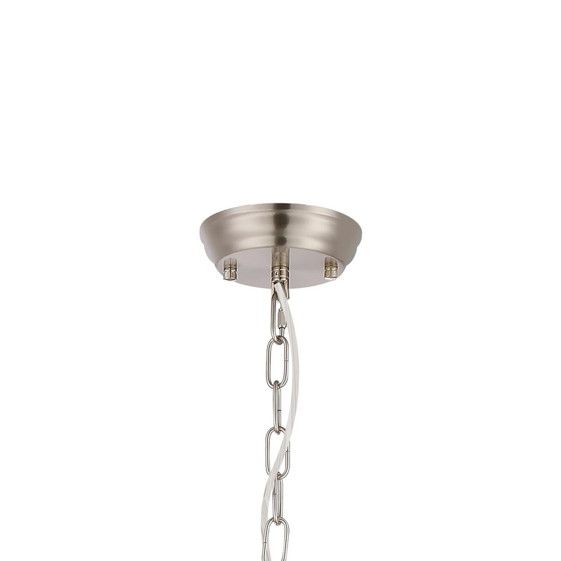 Load image into Gallery viewer, C-Lighting Nash 11cm Single Pendant (FRAME ONLY), 1 x E27, Satin Nickel - 61578
