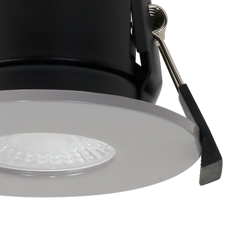 Load image into Gallery viewer, C-Lighting Vauxhall 8W Dimmable CCT LED Fire Rated Downlight Light Grey Fascia IP65 - 61722
