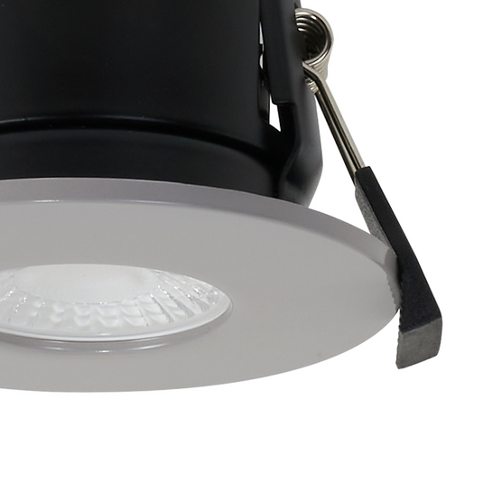 C-Lighting Vauxhall 8W Dimmable CCT LED Fire Rated Downlight Light Grey Fascia IP65 - 61722