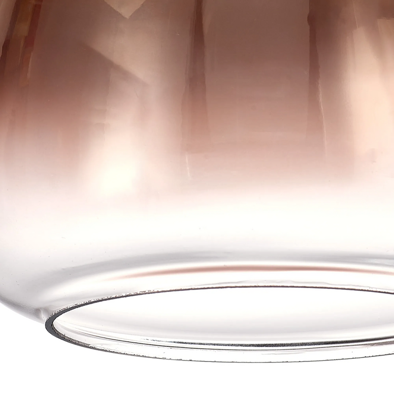 Load image into Gallery viewer, C-Lighting Chisel 2 18x14cm Trapezium Glass, Copper/Clear - 60729
