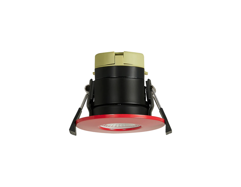 Load image into Gallery viewer, C-Lighting Vauxhall 8W Dimmable CCT LED Fire Rated Downlight Strawberry Fascia IP65 - 62013
