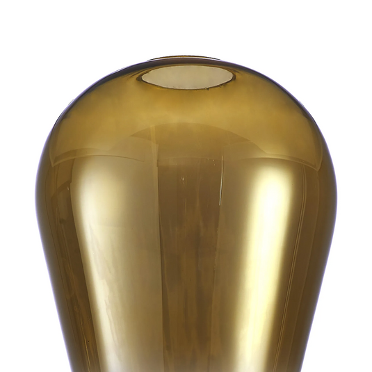 C-Lighting Chisel 14x21cm Pear Shaped gold/Clear Glass - 59943