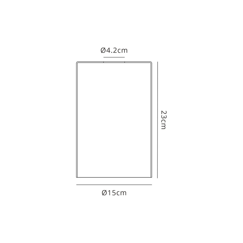 Load image into Gallery viewer, C-Lighting Budapest 150mm x 230mm Clear Glass Shade -
