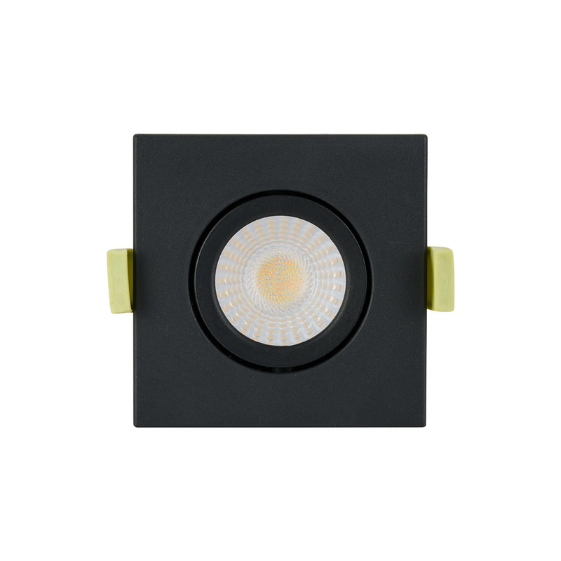 Load image into Gallery viewer, C-Lighting Molly 4/6/8W, Triac Dimmable 4CCT LED Fire Rated Downlight, Black Square Tilt - 72990
