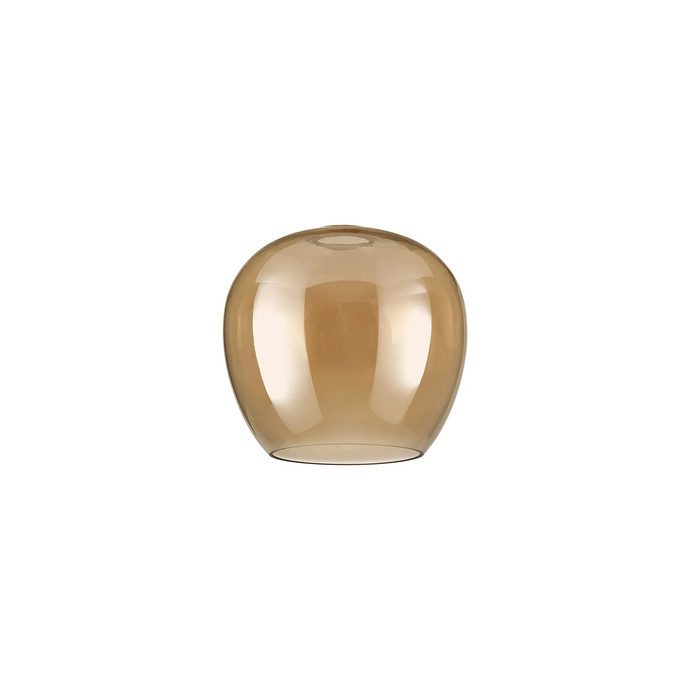 C-Lighting Budapest 180mm x 170mm Amber Plated Wine Glass  Shade - 60711