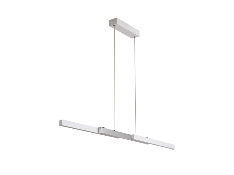 Load image into Gallery viewer, C-Lighting Hayling Expandable Linear Pendant , 24W LED, 4000K, 1200lm, Sand White/Aluminium, 3yrs Warranty - 60737
