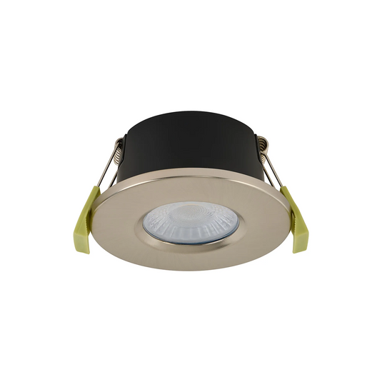 C-Lighting Molly 4/6/8W, Triac Dimmable 4CCT LED Fire Rated Downlight, Satin Nickel Round Fixed - 72978